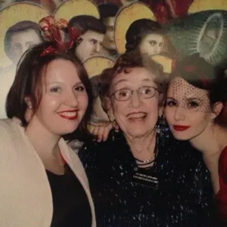 Oliver Elfman two half-sister Lola and Moli Elfman with Danny's mother.